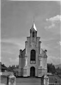 Kerkje van Kediri voor de oorlog