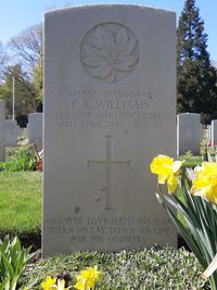 Guardsman Williams, F. A. grafsteen Holten