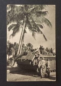 Niwin Postkaart, mariniers op Oost Java