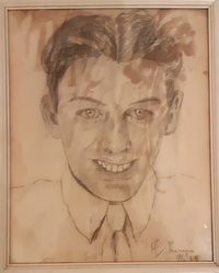 Tekening van Clemens M. Tonnaer Voorzijde