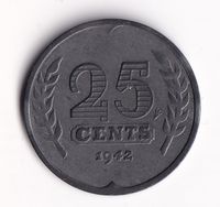 Nederlands, 25 cent 1942 02