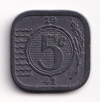 Nederlands, 5 cent 1941 02