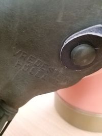 Gasmasker Vredestein detail